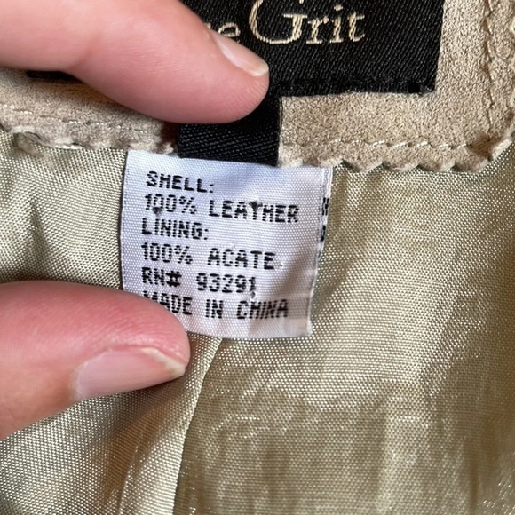 True Grit women’s 100% leather jacket size large - Picture 10 of 10